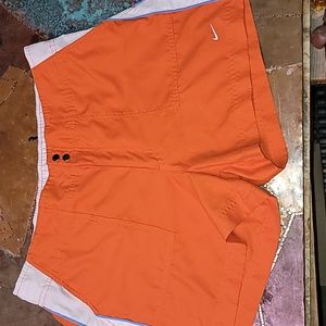 Vintage. 90's. NIKE. Track/workout/swim trunks.  Women's size L 12-14